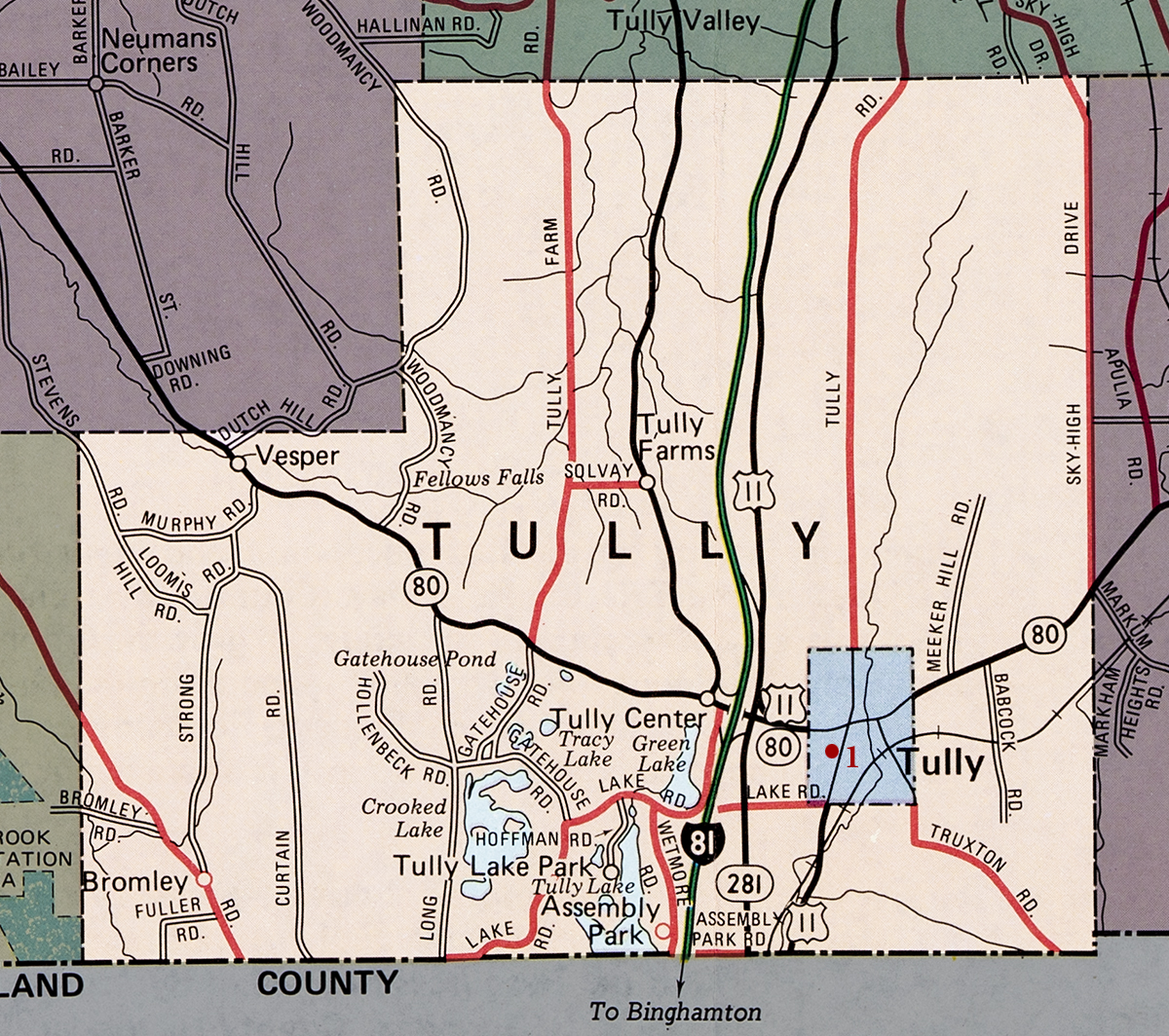 Town of Tully Map